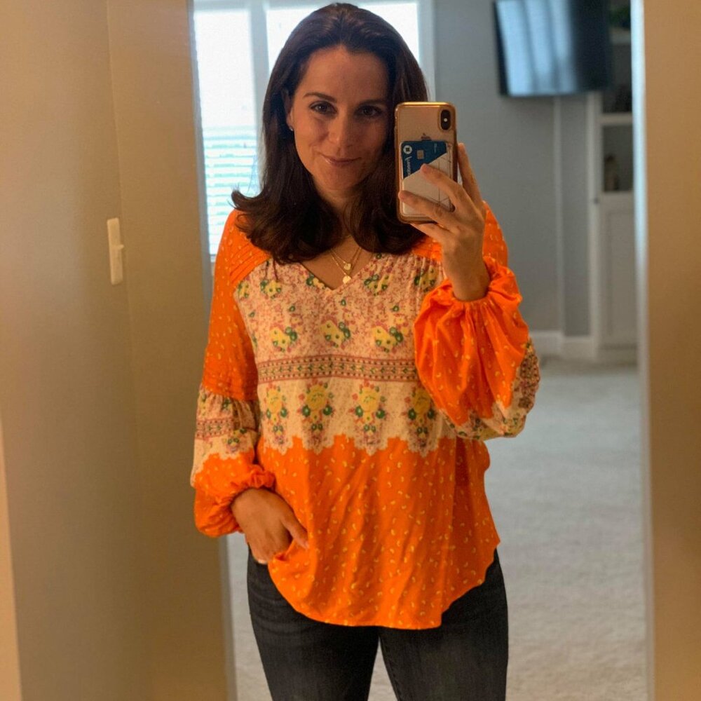 Anthropologie Long Sleeve Top. Size XS.